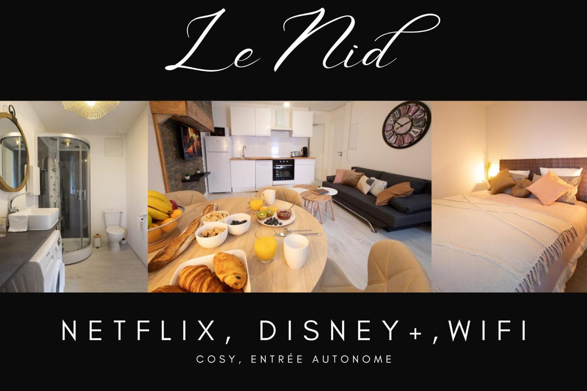 Le Nid 3 Etoiles Wifi, Netflix, Disney, Coeur De Bastide Villefranche-de-Rouergue Dış mekan fotoğraf